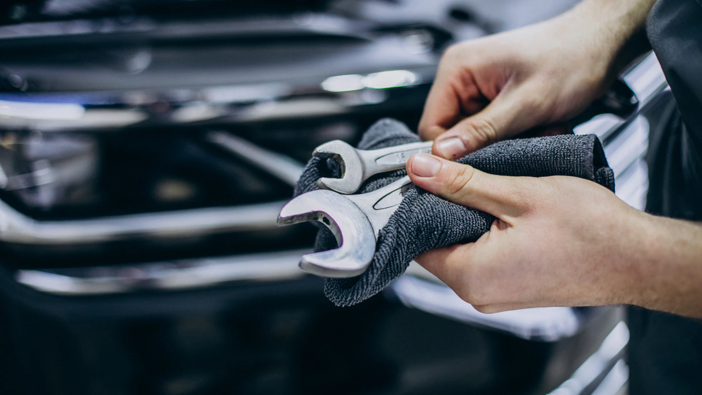 hero hands close up tools inder hood car repair phoenix az2